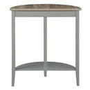 Justino Natural Oak/Gray Console Table - Ornate Home