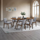 Kaela Walnut Dining Table - Ornate Home