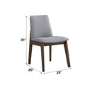 Kaela Walnut Side Chair (Set Of 2) - Ornate Home