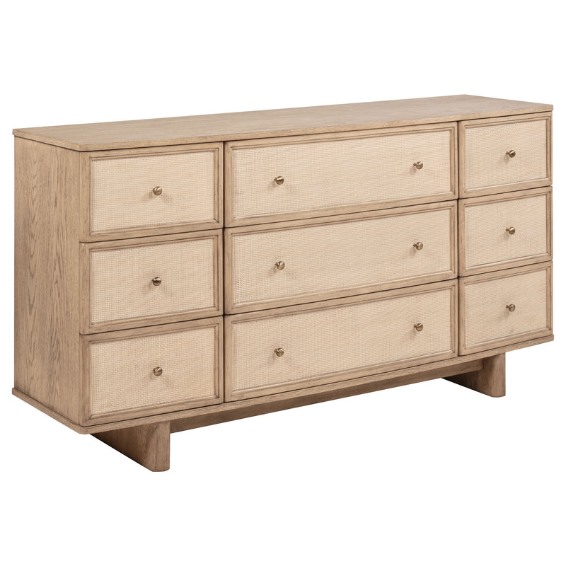 Kailani Beige Oak 4-piece Queen Bedroom Set - Ornate Home
