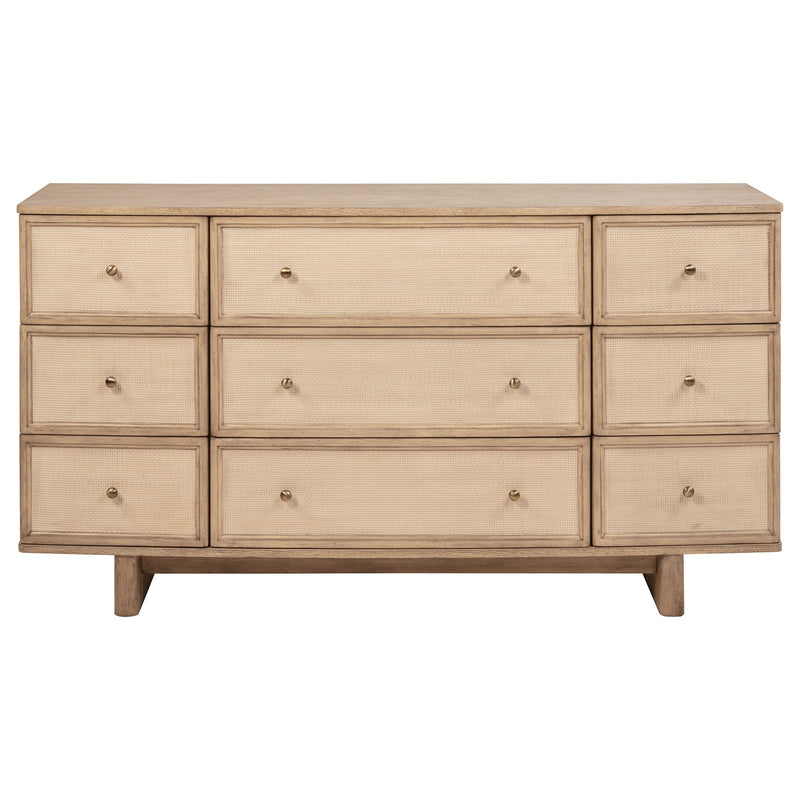 Kailani Beige Oak 4-piece Queen Bedroom Set - Ornate Home