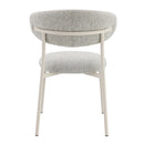Kalam Gray & Beige Side Chair (Set of 2) - Ornate Home