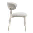 Kalam Gray & Beige Side Chair (Set of 2) - Ornate Home