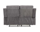 Kalen Gray Motion Loveseat - Ornate Home