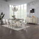 Kasa Champagne Dining Table - Ornate Home