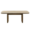 Kasha Natural Marble/Vintage Oak Dining Table - Ornate Home