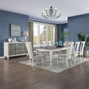 Katia Gray Dining Table W/Leaf - Ornate Home