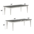Katia Gray Dining Table W/Leaf - Ornate Home