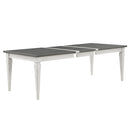 Katia Gray Dining Table W/Leaf - Ornate Home