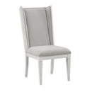 Katia Light Gray/Weathered White Hostess Chair (Set of 2) - Ornate Home