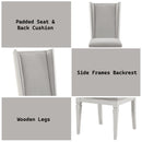 Katia Light Gray/Weathered White Hostess Chair (Set of 2) - Ornate Home