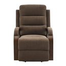 Kayla Chocolate Power Recliner w/Lift & Heating & Massage - Ornate Home