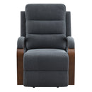 Kayla Gray Power Recliner w/Lift & Heating & Massage - Ornate Home
