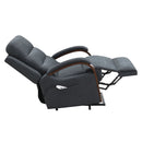 Kayla Gray Power Recliner w/Lift & Heating & Massage - Ornate Home