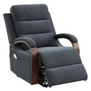 Kayla Gray Power Recliner w/Lift & Heating & Massage - Ornate Home
