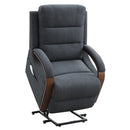 Kayla Gray Power Recliner w/Lift & Heating & Massage - Ornate Home