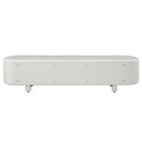 Keely White High Gloss TV Stand - Ornate Home