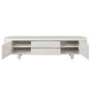 Keely White High Gloss TV Stand - Ornate Home