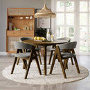 Keiki Walnut Round Dining Table - Ornate Home