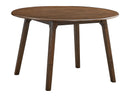 Keiki Walnut Round Dining Table - Ornate Home