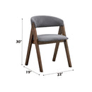 Keiki Walnut Side Chair (Set Of 2) - Ornate Home