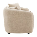 Keith Beige Chenille Loveseat w/2 Pillows - Ornate Home