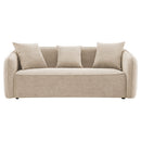 Keith Beige Chenille Sofa w/3 Pillows - Ornate Home