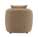 Keith Brown Chenille Chair w/Pillow - Ornate Home
