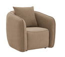Keith Brown Chenille Chair w/Pillow - Ornate Home