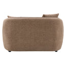 Keith Brown Chenille Loveseat w/2 Pillows - Ornate Home