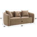 Keith Brown Chenille Sofa w/3 Pillows - Ornate Home