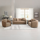 Keith Brown Chenille Sofa w/3 Pillows - Ornate Home