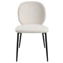 Klaus White/Black Side Chair (Set of 2) - Ornate Home