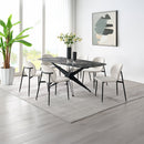 Klaus White/Black Side Chair (Set of 2) - Ornate Home