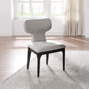 Koen Beige/Black Upholstered Side Chair (Set of 2) - Ornate Home
