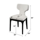 Koen Beige/Black Upholstered Side Chair (Set of 2) - Ornate Home