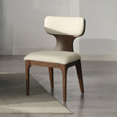 Koen Beige/Brown Oak Side Chair (Set of 2) - Ornate Home