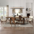 Koen Beige/Brown Oak Side Chair (Set of 2) - Ornate Home