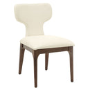 Koen Beige/Brown Oak Upholstered Side Chair (Set of 2) - Ornate Home