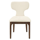 Koen Beige/Brown Oak Upholstered Side Chair (Set of 2) - Ornate Home