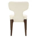 Koen Beige/Brown Oak Upholstered Side Chair (Set of 2) - Ornate Home