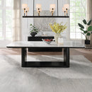 Koen Black Dining Table w/Ceramic Top - Ornate Home