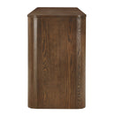 Koen Brown Oak Server - Ornate Home