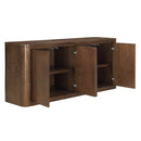 Koen Brown Oak Server - Ornate Home