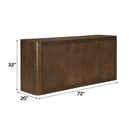 Koen Brown Oak Server - Ornate Home