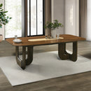 Kyree Walnut Dining Table - Ornate Home