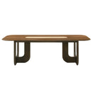 Kyree Walnut Dining Table - Ornate Home