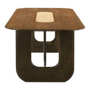 Kyree Walnut Dining Table - Ornate Home
