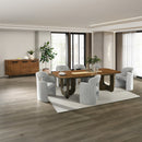 Kyree Walnut Server - Ornate Home