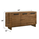 Kyree Walnut Server - Ornate Home